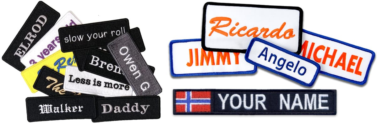 Custom Name Patches For Workwear Professional And Practical   Custom Name Patches 